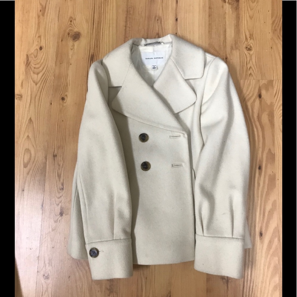 Banana Republic petite pea coat